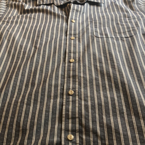 Brand: Banana Republic, Color: Blue/White, Size: XL Slim Fit - Picture 4 of 5